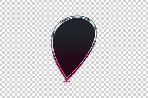 Abstract of a purple heart shape with white lines and pink sparkles transparent Illustrazione stock