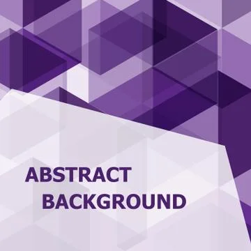 Abstract purple hexagon template background Stock Illustration