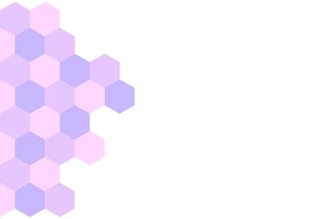 Abstract purple hexagonal background. Vector illustration. 스톡 일러스트