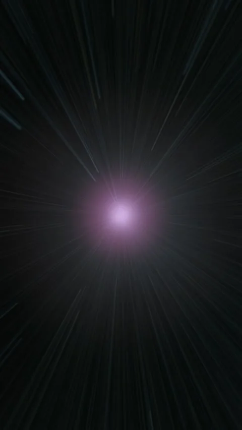 Abstract Purple Hyperspace Light Streaks Background Stock Footage 337295279
