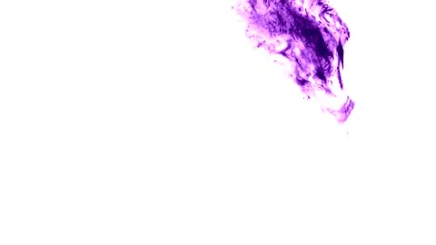 Abstract Purple Ink Splatter Stock Footage 289134967