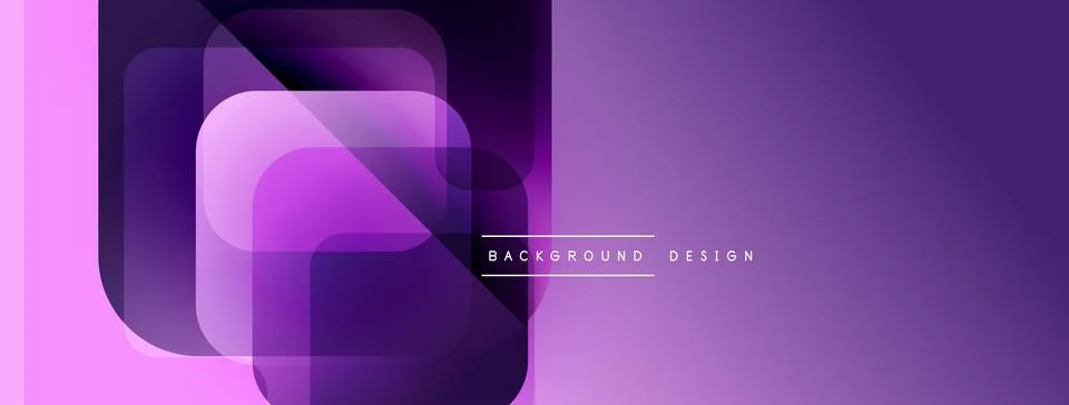 Abstract purple layers create dynamic background. Modern design features イラスト素材