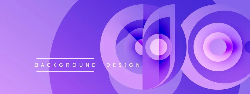Abstract purple layers create dynamic circular design. Text reads background 스톡 일러스트