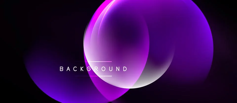 Abstract purple layers create dynamic background. Gradient shapes overlap, Stock Illustration
