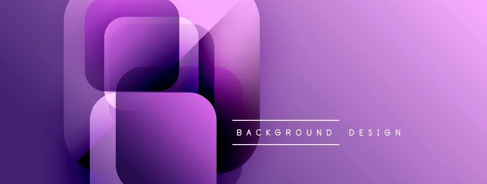 Abstract purple layers create modern geometric design. Gradient shades offer イラスト素材