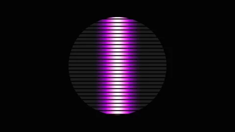 Abstract purple light bar pulsing slowly on black background with subtle mo.. Stock Footage 343419325