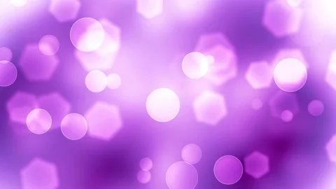 Abstract purple light bokeh background with floating particles Stock Footage 334572887