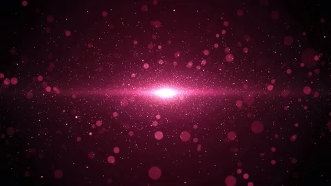 Abstract purple light flare with floating particles loop background motion .. Stock Footage 327625424