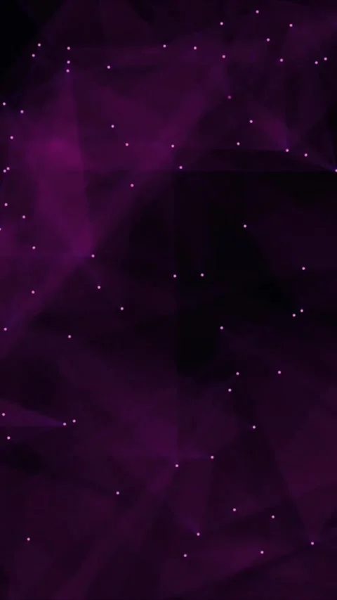 Abstract purple light particles floating in dark space motion background for Stock-Footage 347692399