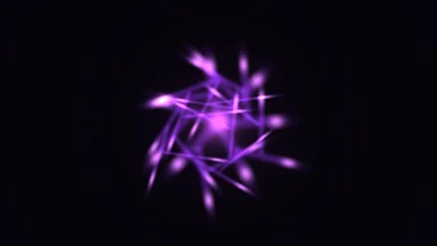 Abstract purple light patterns on dark background Stock Footage 340183130