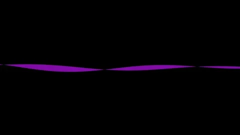 Abstract Purple Light Wave on Black Background - Dynamic Energy Flow. Stock Footage 339125736