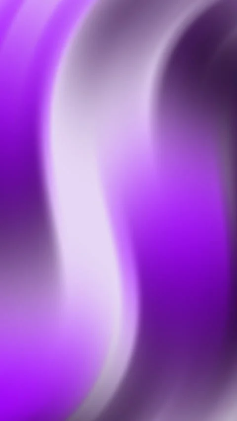 Abstract Purple Light Waves Flowing Through Soft Gradient Background Video stock 333975462