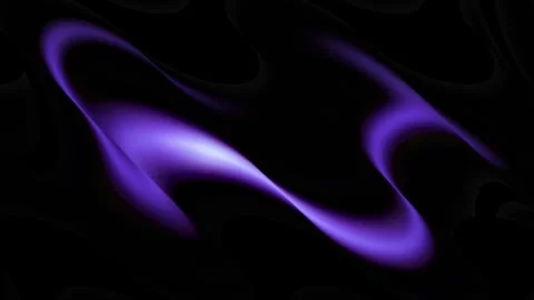 Abstract purple light waves flowing on dark background for modern Vídeos de archivo 347800803