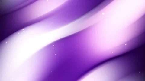 Abstract purple light waves gently flowing with sparkling particle effects Stock Footage 327546461