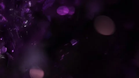 Abstract purple lights in black Video stock 318943404