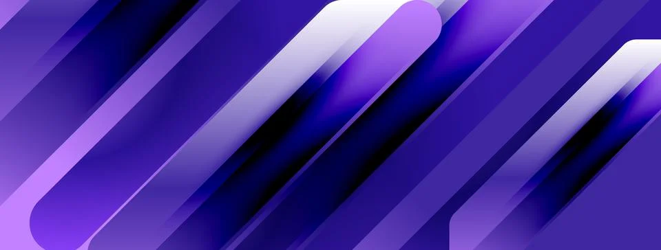 Abstract purple lines create dynamic gradient effect. Modern design, sleek イラスト素材