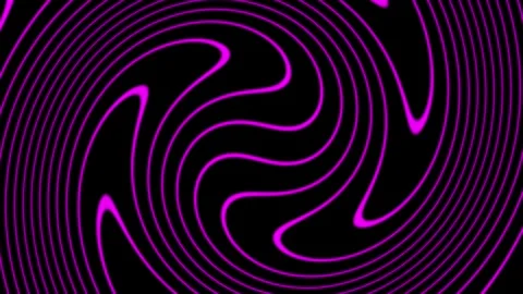 Abstract purple lines rotating stammeringly on a black background creating .. Stock-Footage 339751596
