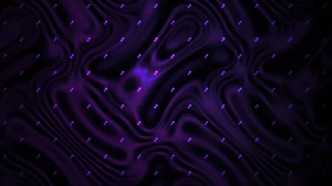Abstract Purple Liquid Motion Background with Glowing Dots. Stock Footage 341803508