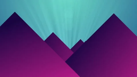 Abstract purple mist mountain range Stock Footage 132687901