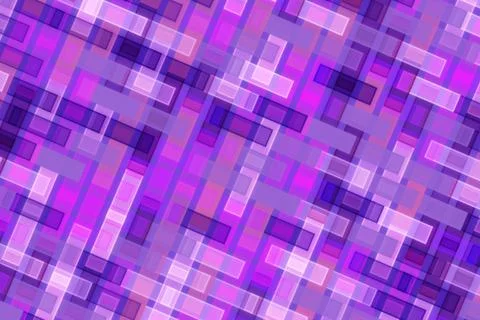 Abstract purple mosaic pattern with pixelated design イラスト素材