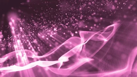 Abstract purple motion particles. Video stock 71650779