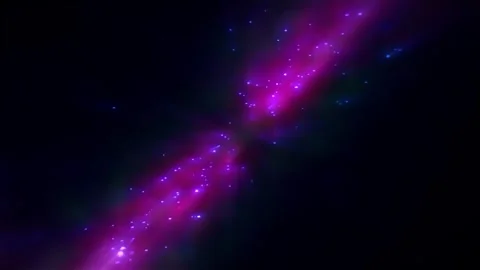 Abstract Purple Nebula Cosmic Loop Stock Footage 339289094