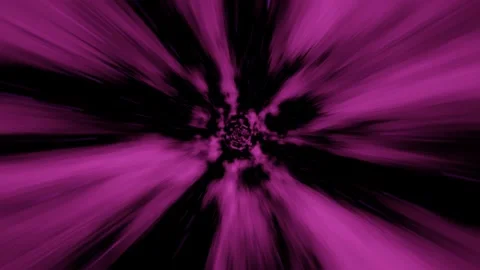 Abstract Purple Nebula Outer Space Tunnel 3D Looped Background Stockbeeldmateriaal 166987383
