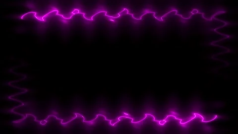 Abstract Purple Neon Frame Background Stock Footage 284400436