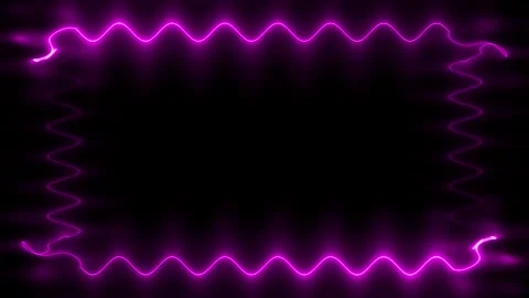 Abstract Purple Neon Frame Stock Footage 284400430