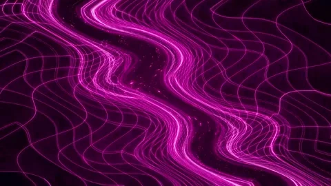 Abstract Purple Neon Grid Stock Footage 284397849