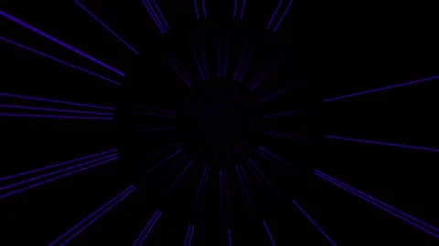 Abstract purple neon light animation with seamless motion loop Video stock 339824948
