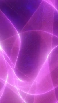 Abstract purple neon light waves with smooth glowing curves and soft gradie.. イラスト素材