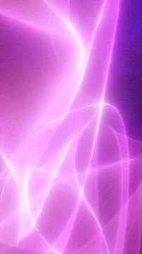 Abstract purple neon light waves with smooth glowing curves and soft gradie.. Stock Illustration