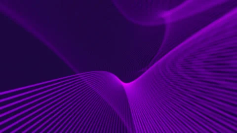 Abstract Purple Neon Lines Grid Stock Footage 296358012