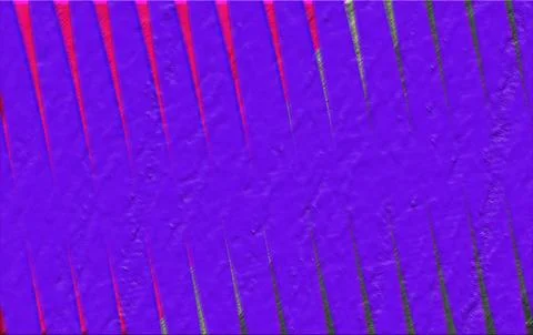 Abstract Purple Normal Map Texture With Diagonal Red Green Stripes And Roug.. Stock Photos