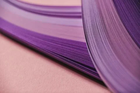 Abstract purple paper wave pattern 스톡 사진