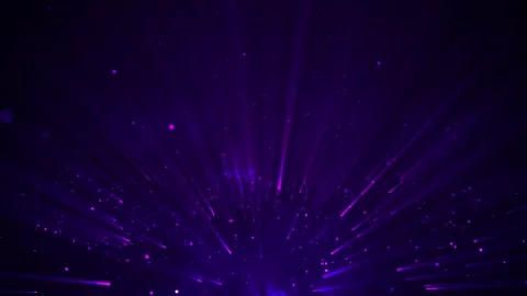 Abstract Purple Particle Explosion Background with Radiating Light Trails Stock Footage 337838103