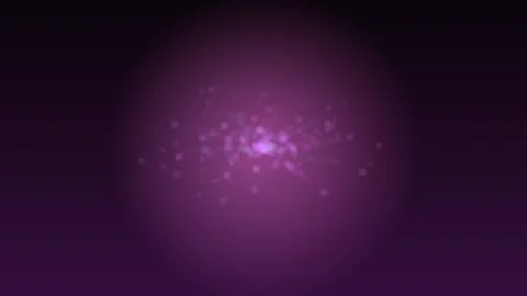 Abstract purple particles glowing on dark background Stock Footage 335942994