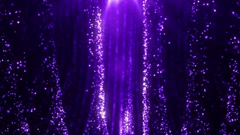 Abstract purple particles with light ray motion background video loop Stock Footage 327573995