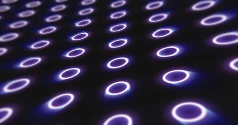 Abstract purple pattern of glowing geometric circles loop futuristic hi-tech  Stock Photos