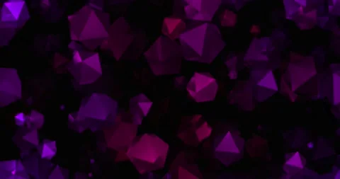 Abstract purple pink geometric background. animation. 3d rendering, selective Видео 219829796