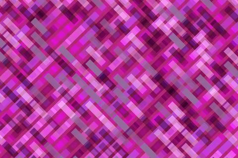 Abstract purple pink mosaic pattern with geometric shapes Stock Illustration