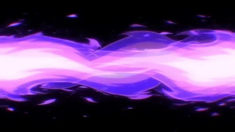 Abstract Purple Plasma Wave Background With Horizontal Energy Glow Stock Footage 332298881