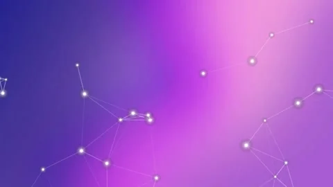 Abstract Purple Plexus Network and Technology Background Stock-Footage 330210141