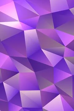 Abstract Purple Polygon Background 库存插图