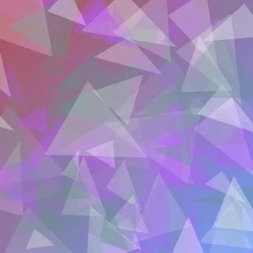 Abstract Purple Polygonal Background with Overlapping Geometric Triangle Sh.. Stock-Illustration