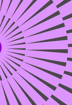 Abstract Purple Radial Sunburst Pattern With Dynamic Geometric Lines and Mo.. Stock Illustration