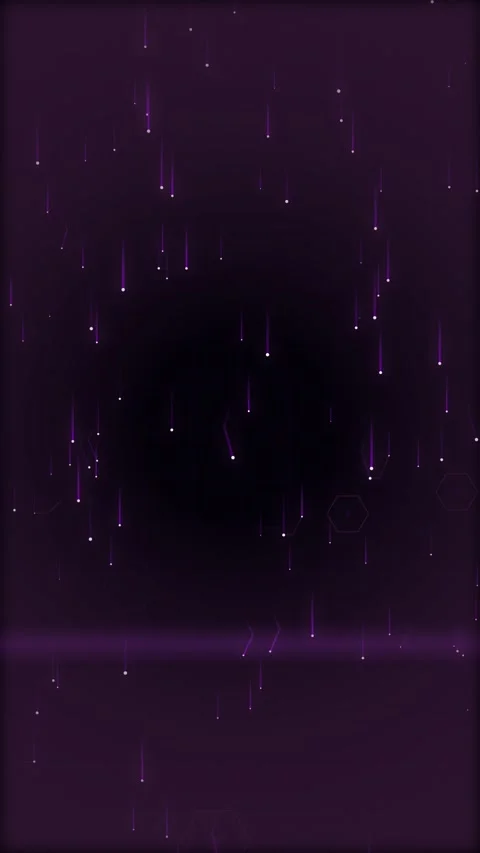 Abstract Purple Rain Particles Falling on Dark Background Stock Footage 346197700