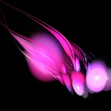 Abstract purple-red pattern on black background, wallpaper, design Stock Illustration