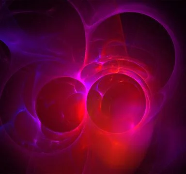 Abstract purple-red pattern on black background, wallpaper, design Stock Illustration